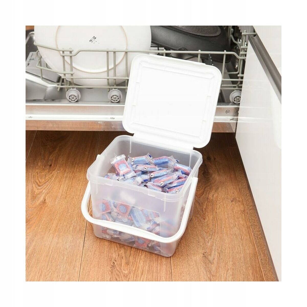 Konteiners Rotho Basic Balts Caurspīdīgs 4,5 L